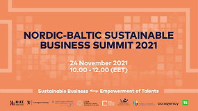 Nordic-Baltic Sustainable Business Summit 2021
