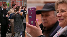 Ukrainos gatvėse skamba orkestro muzika – bando pakelti praeiviams nuotaiką