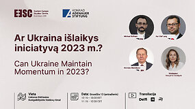 Diskusija &bdquo;Ar Ukraina i&scaron;laikys iniciatyvą 2023 m.?&ldquo;