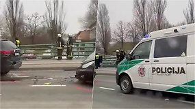 Sekmadienio vakarą neblaivus vairuotojas Klaipėdos centre sukėlė avariją
