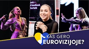 „Kas gero „Eurovizijoje“: kuri daina neištirpdė Paulinos Paukštaitytės širdies ir kaip atrodo jos eurovizinė sofos lyga?