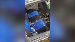 Palangoje &bdquo;Seat&ldquo; vairuotojas sukėlė avariją dviračių take