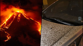 Etnos ugnikalnis vėl spjaudosi ugnimi – į vandenyną nuslydusi lava gali sukelti cunamį