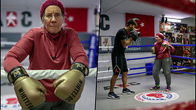 74 m. senjorė užsimauna pirštines ir žengia į bokso ringą – taip kovoja prieš Parkinsono ligą