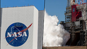NASA sėkmingai išbandė Mėnulio raketos variklius – JAV astronautus grąžins į kosmosą