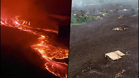 Kongo Respublikos dangus nusidažė raudona spalva –  po ugnikalnio išsiveržimo dingo daugiau kaip 170 vaikų