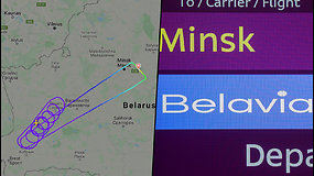 Kuriozas Baltarusijos oro erdvėje – lėktuvas ore suko riestainius