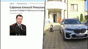 Rusijoje sulaikytas policijos pareigūnas – už milžiniškus kyšius įsigijo prabangų namą