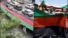 Ryžtingai nusiteikę afganistaniečiai išėjo protestuoti į miesto gatves