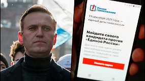 Rinkimų dieną A.Navalno programėlė dingo iš „Google“ ir „Apple“ parduotuvių