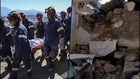 Graikiją sukrėtė žemės drebėjimas: apgadinti šimtai namų, sužeisti žmonės