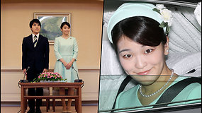 Japonijos princesės Mako vestuvės – ištekėjo už buvusio bendramokslio ir atsisakė titulo