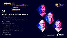 EdTech Hackathon 2021: Welcome to EdTech Week!