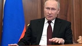 V.Putinas: atsakomybė už tolesnį kraujo liejimą guls vien ant Ukrainos valdančiojo režimo sąžinės