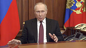 V.Putinas: „Nusprendžiau surengti specialią karinę operaciją“