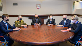 Prezidentas G.Nausėda su&scaron;aukė Valstybės gynimo tarybą &ndash; spaudos konferencija