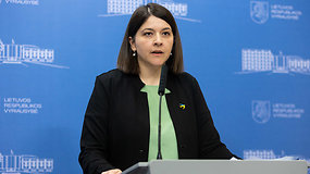 Finansų ministrė G.Skaistė pristato 2022 m. valstybės biudžeto pakeitimo projektą