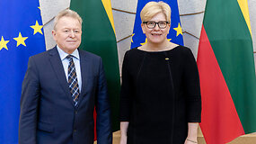 Ministrė Pirmininkė susitiko su ES žemės ūkio komisaru Januszu Wojciechowskiu