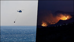 Graikijoje nukritus priešgaisriniam sraigtasparniui žuvo du įgulos nariai