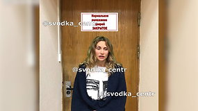 Režimo sulaikyta baltarusė Kaciaryna Hlinskaja „prisipažino“ dalyvavusi protestuose prieš A.Lukašenką