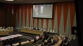 G.Nausėdos pranešimas nuotoliniame JT susitikime: Rusija turi atsakyti už smerktinus veiksmus