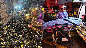 Chaosas Seulo gatvelėje – 150 žmonių žuvo kilus spūsčiai per Helovino šventę