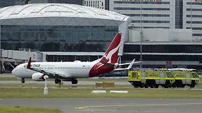 Sidnėjuje nusileido lėktuvas, ore pasiuntęs pavojaus signalą