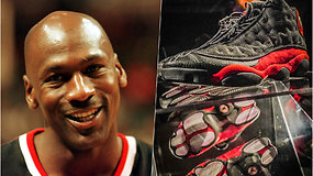 Už Michaelo Jordano sportbačius aukcione paklota rekordinė 2,2 mln. dolerių suma