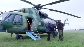 V.Putinas aplankė rusų pajėgų nusikaltimų vietas Ukrainoje