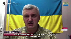 Ukrainos kariuomenės atstovas: Rusijos teiginiai neatitinka tikrovės – Kyjivo kariuomenė dar laikosi nedidelėje Bachmuto dalyje