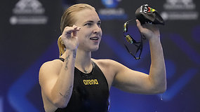 Rūtos Meilutytės ir komandos pasitikimas Vilniuje