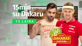 15 min su Dakaru: finišo tiesioji