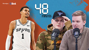 „48 minutės“: Sabo pamokos NBA žvaigždei ir tobuli partneriai Wembanyamai