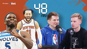 „48 minutės“: ekstazė Niujorke ir „vilkų“ plėšomi NBA čempionai