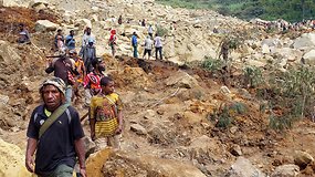Tragedija Papua Naujojoje Gvinėjoje: kalno nuošliauža palaidojo 2 tūkst. žmonių
