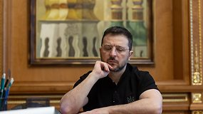 Volodymyras Zelenskis: „Pradėjome esmines derybas su JAV administracija“