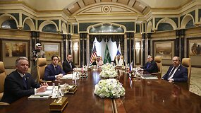 Saudo Arabijoje vyksta derybos dėl karo Ukrainoje pabaigos