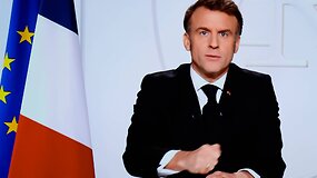 E.Macronas: &bdquo;Ukrainos taika negali priklausyti nuo Rusijos diktato&ldquo;