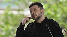 Volodymyras Zelenskis: &bdquo;Svarbu, kad Amerika ir toliau dalyvautų taikos derybose&ldquo;