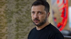 Volodymyras Zelenskis: &bdquo;Ukraina turi teisę dalyvauti derybose&ldquo;