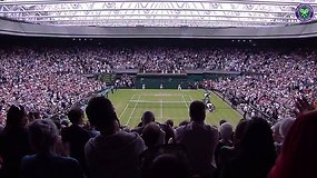 Karališka šeima ir Davidas Beckhamas sveikino Andy Murray patekus į Vimbldono pusfinalį