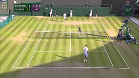 Richardas Gasquet įveikė Staną Wawrinką ir pateko į Vimbldono pusfinalį