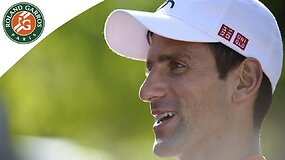 Novakas Džokovičius dalyvavo Roland Garros viktorinoje