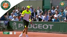 Gražiausi 4-os Roland Garros dienos taškai