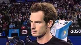 Andy Murray pergalingas taškas "Australian Open" pusfinalyje