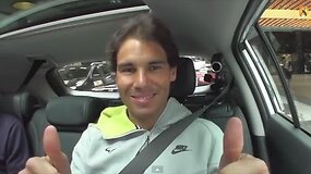 Automobilyje su Rafaeliu Nadaliu - Australian Open 2015