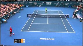 Milo&scaron;as Raoničius nugalėjo Samuelį Grothą Brisbene 