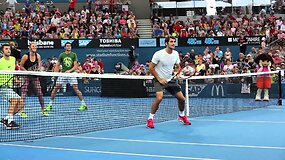Rogeris Federeris surengė vaikams &scaron;ventę Brisbene
