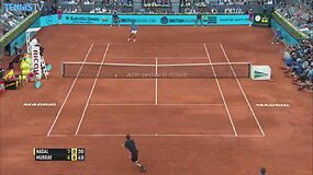 Gražus Rafaelio Nadalio ta&scaron;kas Madrido finale