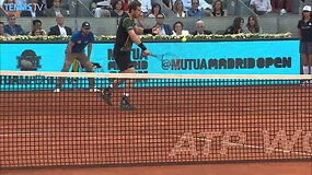 Madrido turnyro pusfinalio i&scaron;traukos